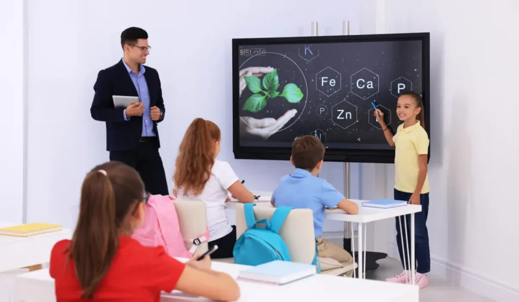 Technology-enabled classrooms with Interactive Flat Panel