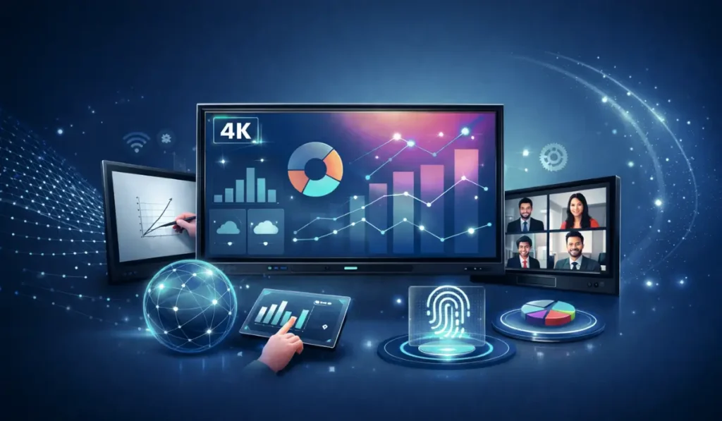 Interactive Flat Panels With 4K Resolution