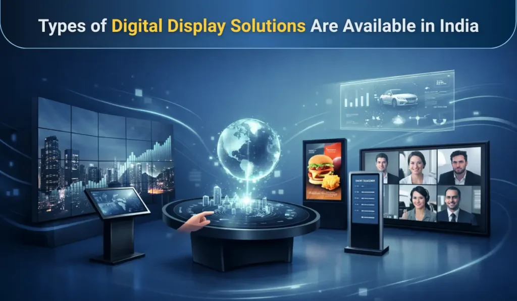 What Types of Digital Display Solutions Are Available in India?