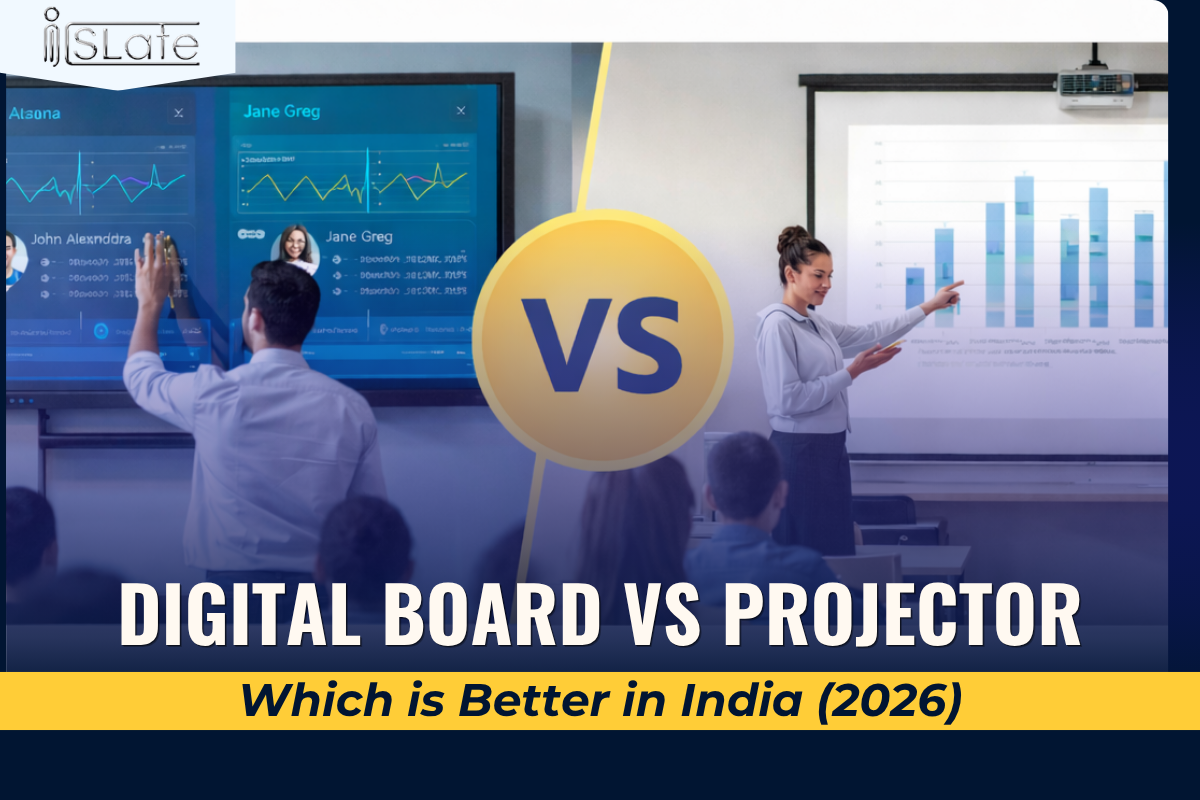 Digital Board vs Projector | Which is Better for Teaching in India (2026 Guide)