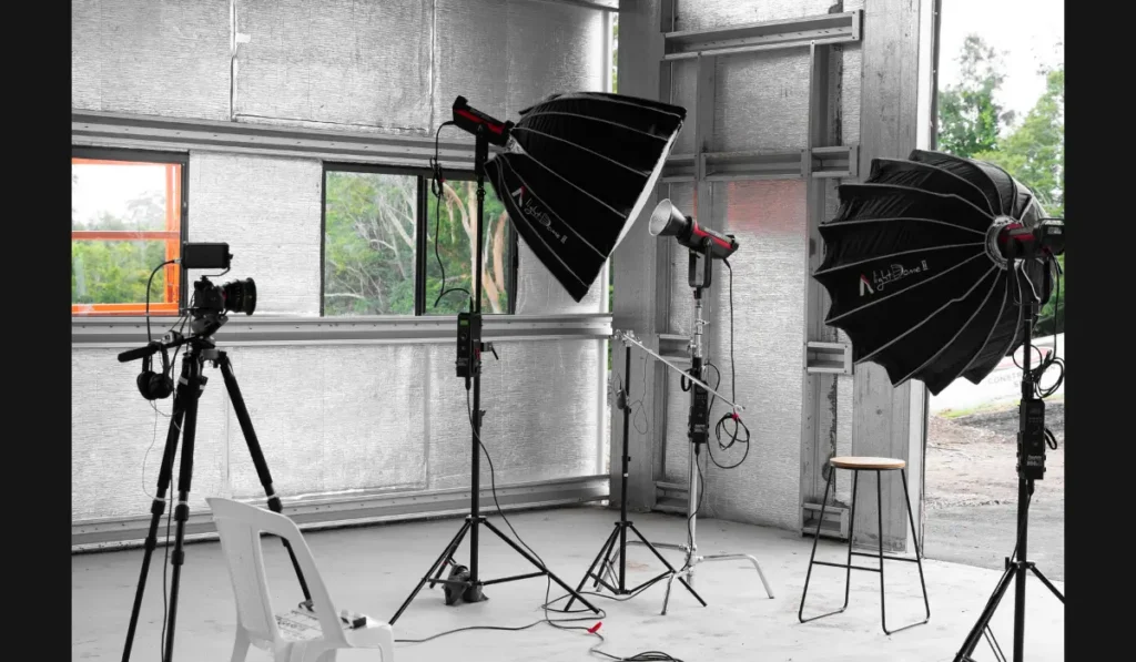 youtube studio setup 