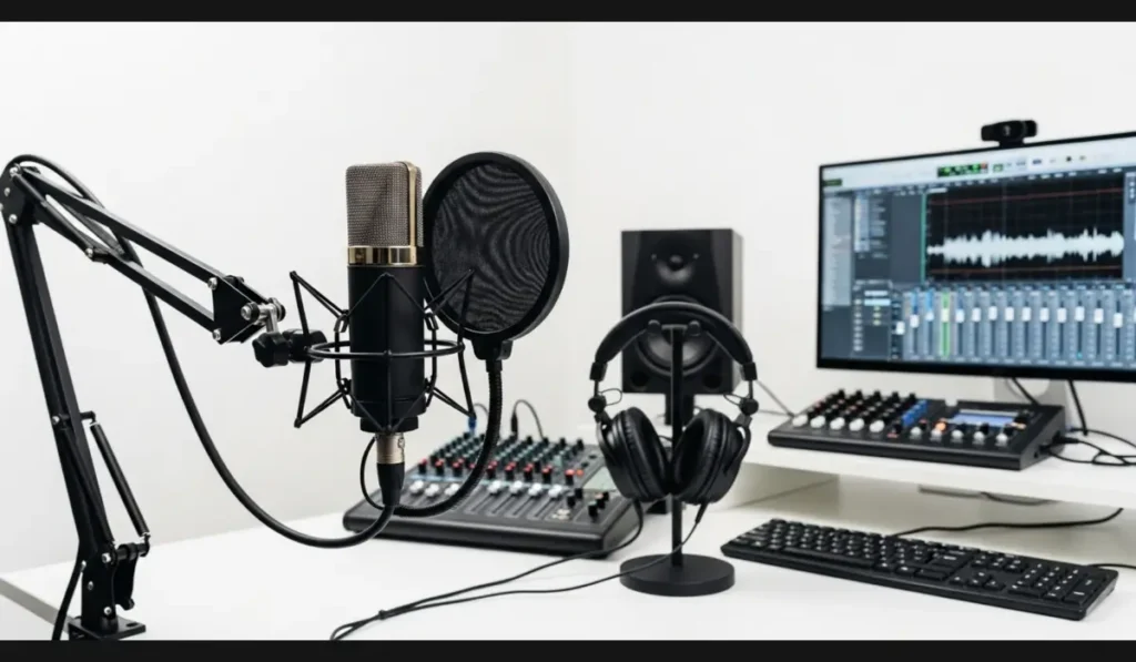 podcast studio setup cost