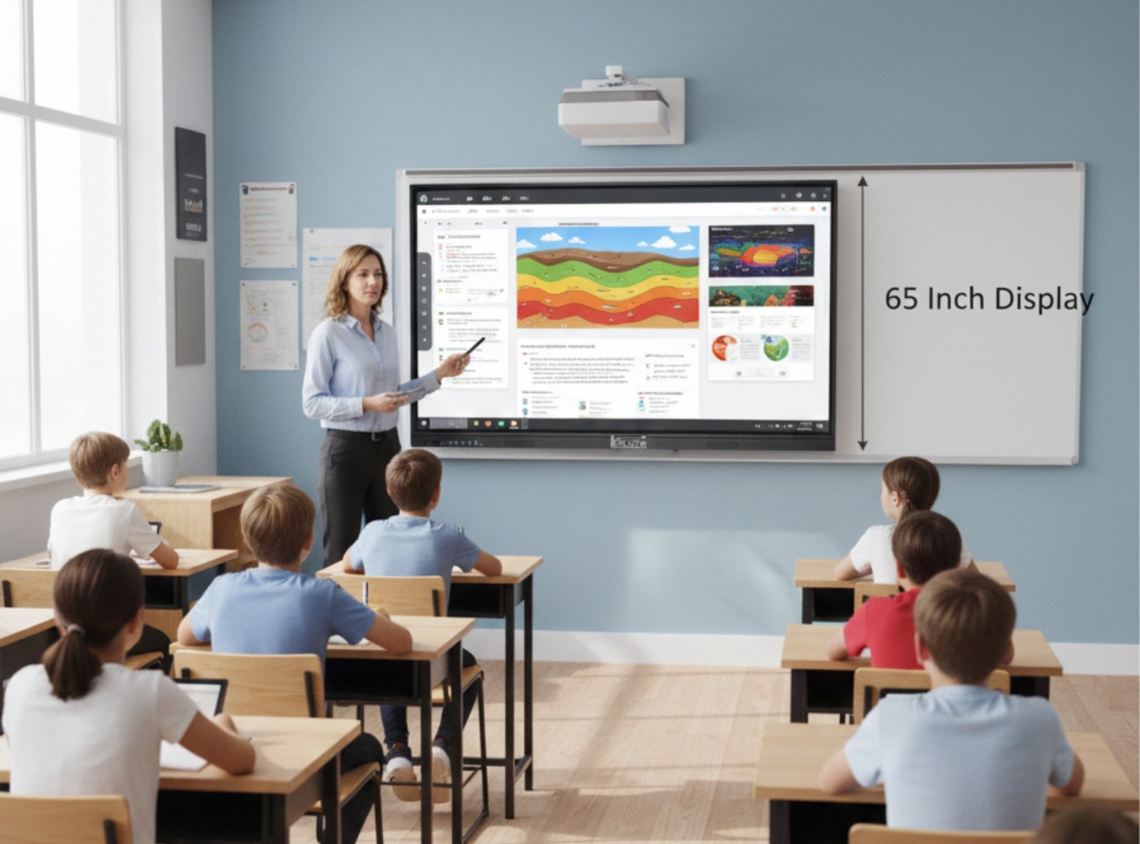 65 Inch Interactive Flat Panel
