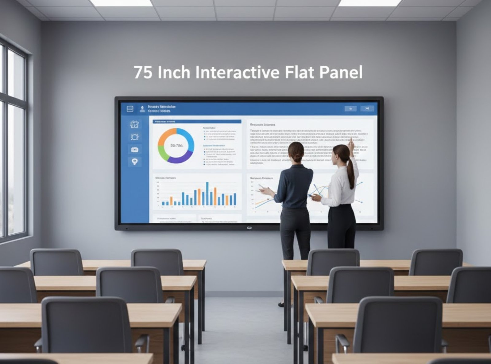 75 Inch Interactive Flat Panel