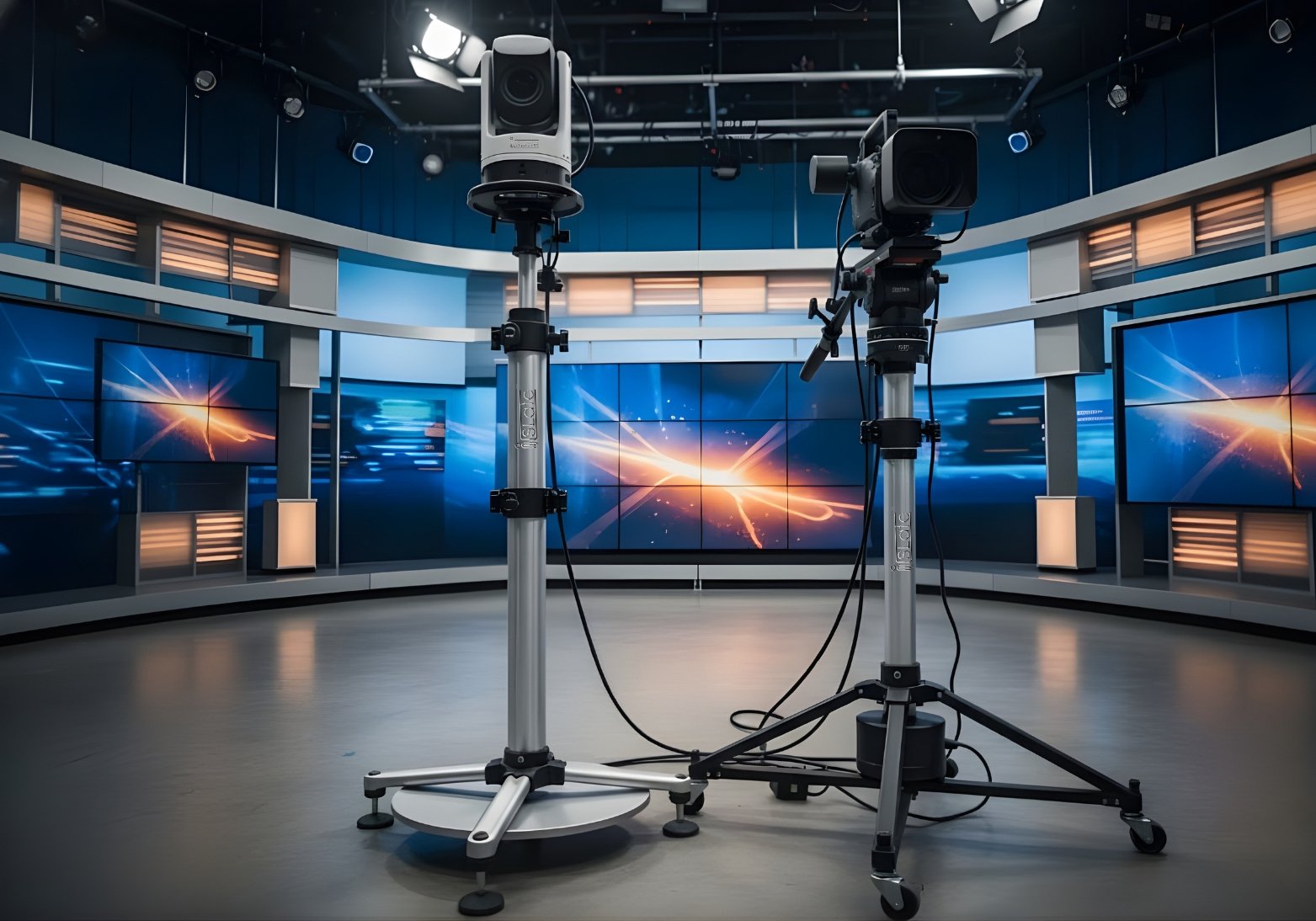 Get camera floor stand with wheels